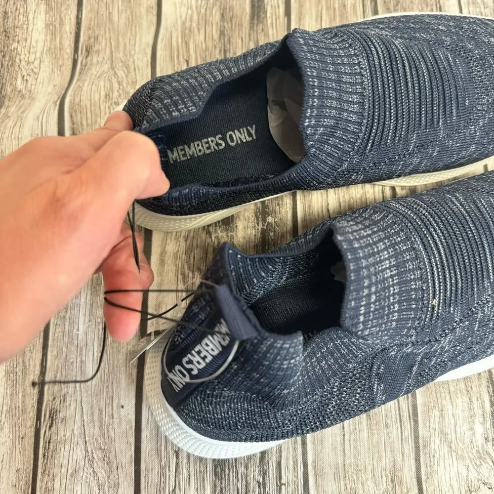 Members Only Epic-04 Slip On Sneakers Navy Space Dye Size 10 NWT - Picture 7 of 9